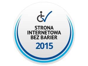 Znak Strona internetowa bez barier