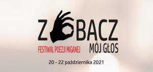 Grafika promująca festiwa poezji miganej