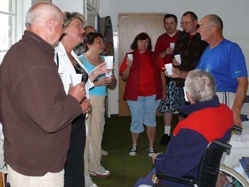 Zdjęcie grupowe uczestników wydarzenia.