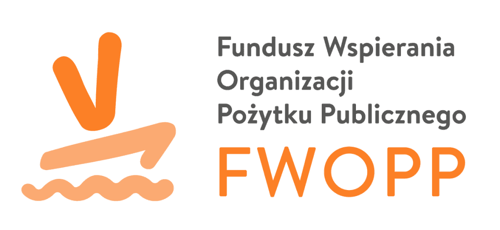 Logotyp Funduszu Wspierania Organizacji Pożytku Publicznego FWOPP