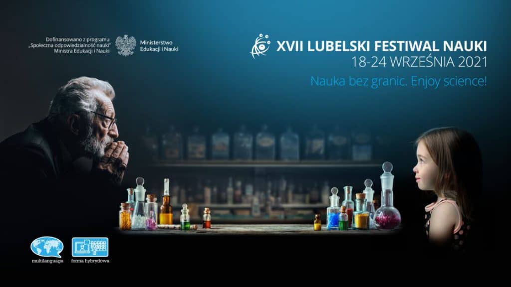 Baner promujący XVII Lubelski Festiwal Nauki