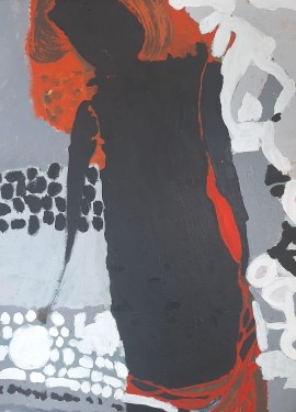 Obraz pod tytułem "Kobieta". Abstrakcja