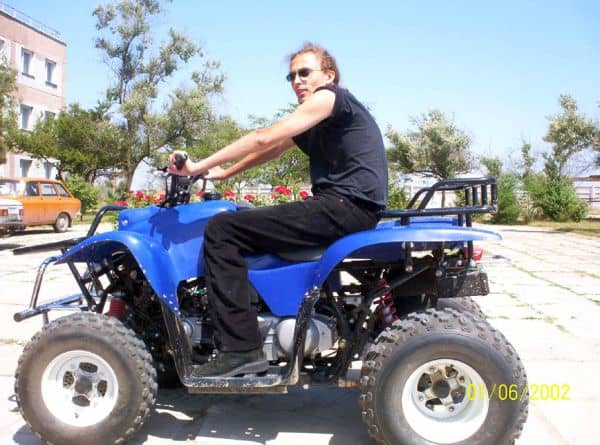 Artur Jurek na quadzie