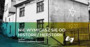 Plakat promujący wydarzenie Nie wymigasz się od historii/herstorii