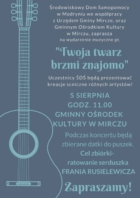 Plakat opisujący wydarzenie