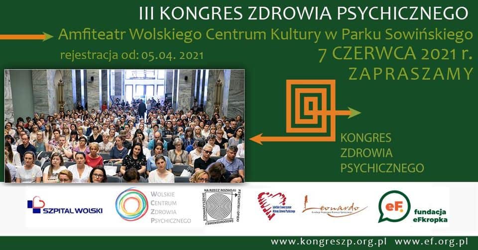 Baner promujący III Kongres Zdrowia Psychicznego Zd