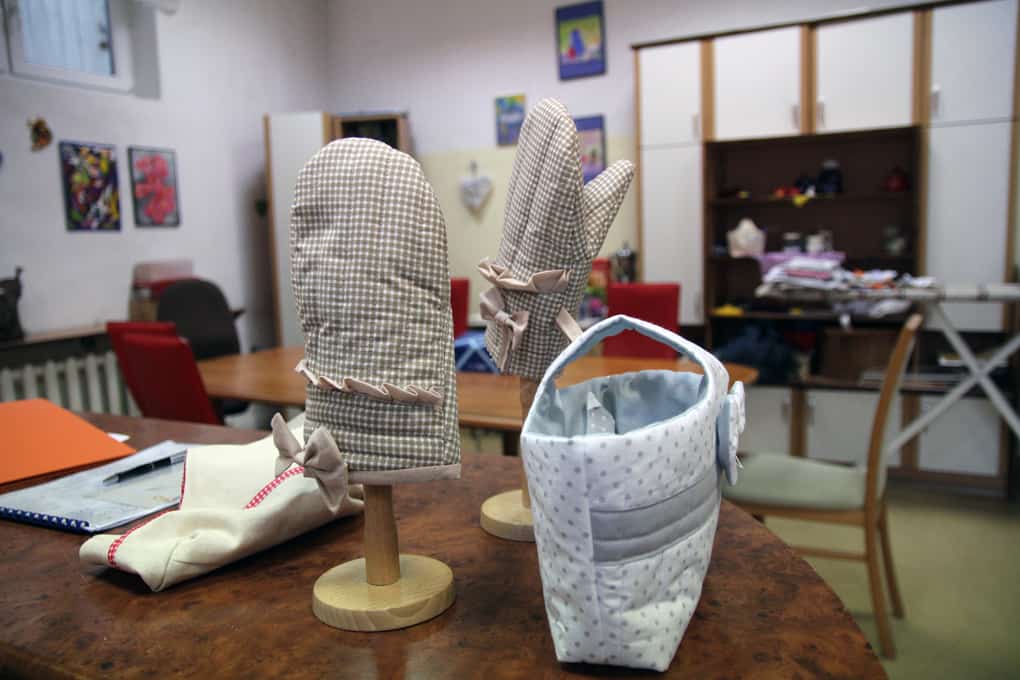 Rękodzieło - rękawice kuchenne.