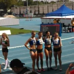 Zawodniczki z Ukrainy pozują do fotografii.