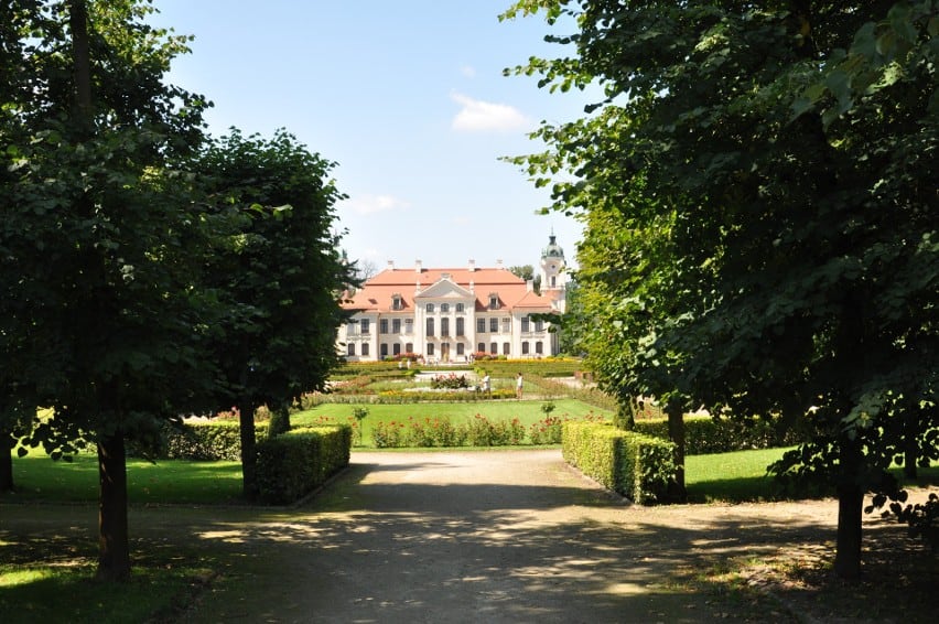 Widok na Pałac w Kozłówce