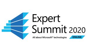 Baner z logotypem Expert Summit 2020 - All about Microsoft technologies ONLINE