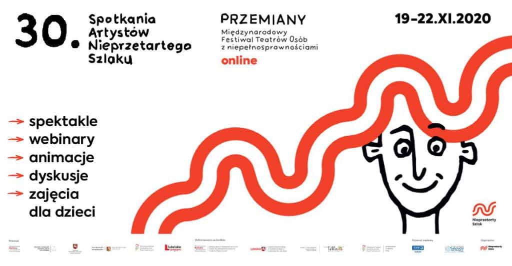 Baner promujący 30. Spotkania Artystów Nieprzetartego Szlaku