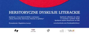 Baner z tekstem: Herstoryczne dyskusje literackie