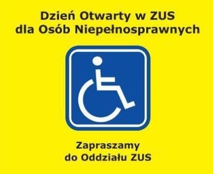 Dzień otwarty w ZUS dla Osób Niepełnosprawnych. Zapraszamy do Oddziału ZUS.