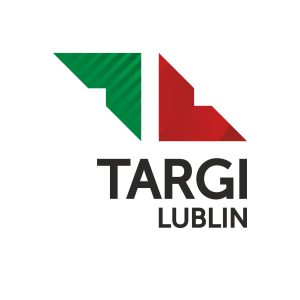 Logo z napisem: Targi Lublin.