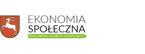 Baner przedstawia herb Województwa Lubelskiego, obok tekst: Ekonomia Społeczna. Drogowskaz rozwoju społecznego