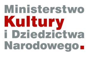 Logotyp Ministerstwa Kultury i Dziedzictwa Narodowego.