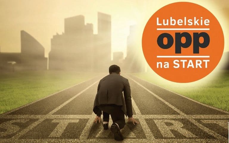 Plakat projektu Lubelskie OPP na START