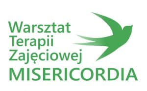 Logo z napisem: Charytatywne Stowarzyszenie Niesienia Pomocy Chorym "Misericordia".