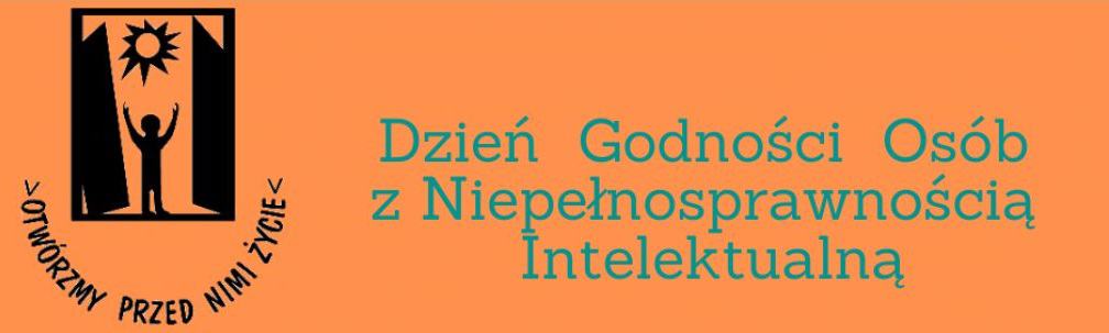 Logo PSONI, obok napis Dzień Godności Osób z Niepełnosprawnością Intelektualną