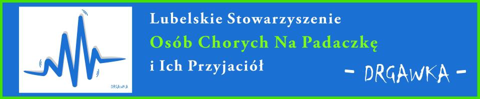 Logotyp Lubelskiego Stowarzyszenia Osób Chorych na Padaczkę i Ich Przyjaciół ,,Drgawka’’