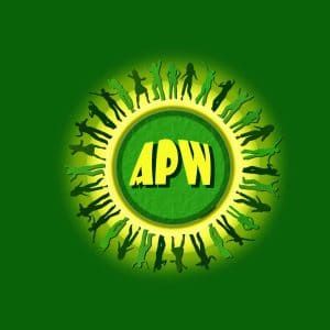Logo z napisem: APW