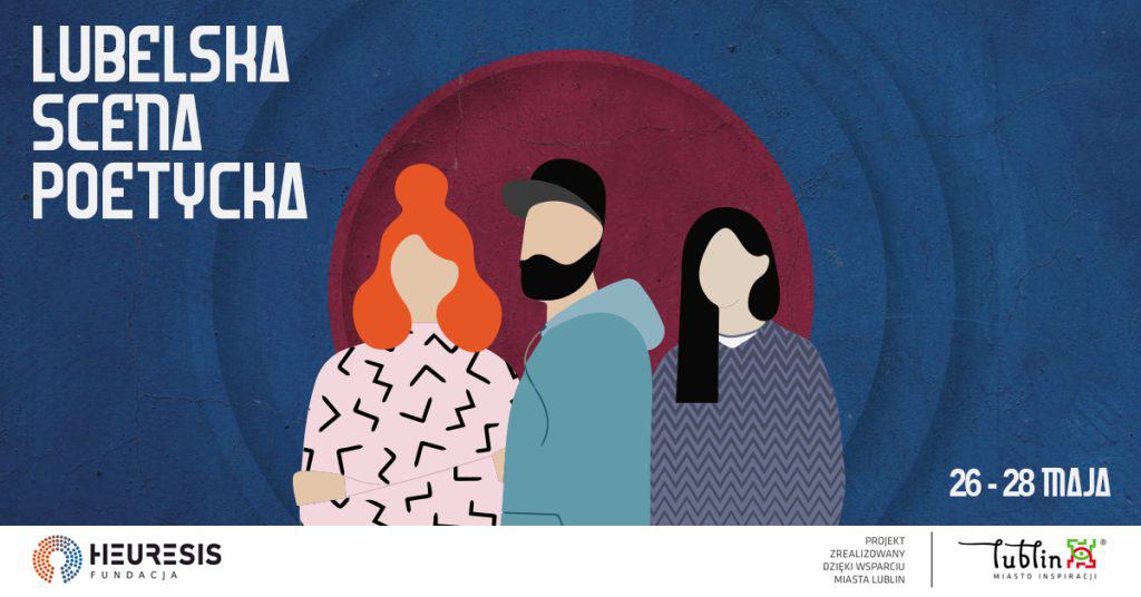 Baner promujący Lubelską Scenę Poetycką