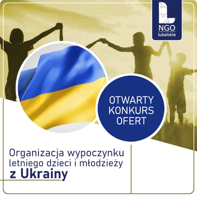 Plakat promujący otwarty konkurs ofert