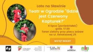 Plakat promujący Teatr w Ogrodzie