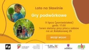 Plakat promujący Gry podwórkowe