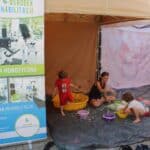 Dwóch chłopców na zajęciach z sensoplastyki