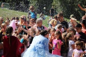 Sceniczna wizyta Elsy z Krainy Lodu