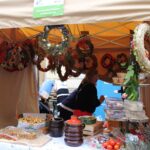 Stoisko Koła Gospodyń Wiejskich w Aleksandrowie.