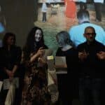 Od lewej stoją: Pani Iwona Gieruszczak, Pani Natalia Tolochko, Pani Katarzyna Kubiak, Pani Magdalena Chojnacka, Pan Mariusz Kuszpa, Pan Marek Kucharczyk