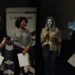 Od lewej stoją: Pan Marcin Dąbrowski, Pani Beata Nowakowska, Pani Natalia Dudek, Pani Iwona Gieruszczak