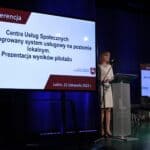 Pani Małgorzata Kotowska, prowadząca Konferencję.