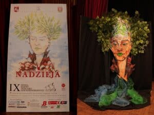 Baner oraz dekoracja IX Festiwalu Filmowego Twórczości Osób Niepełnosprawnych „niepełnoSPRAWNI i nadzieja”