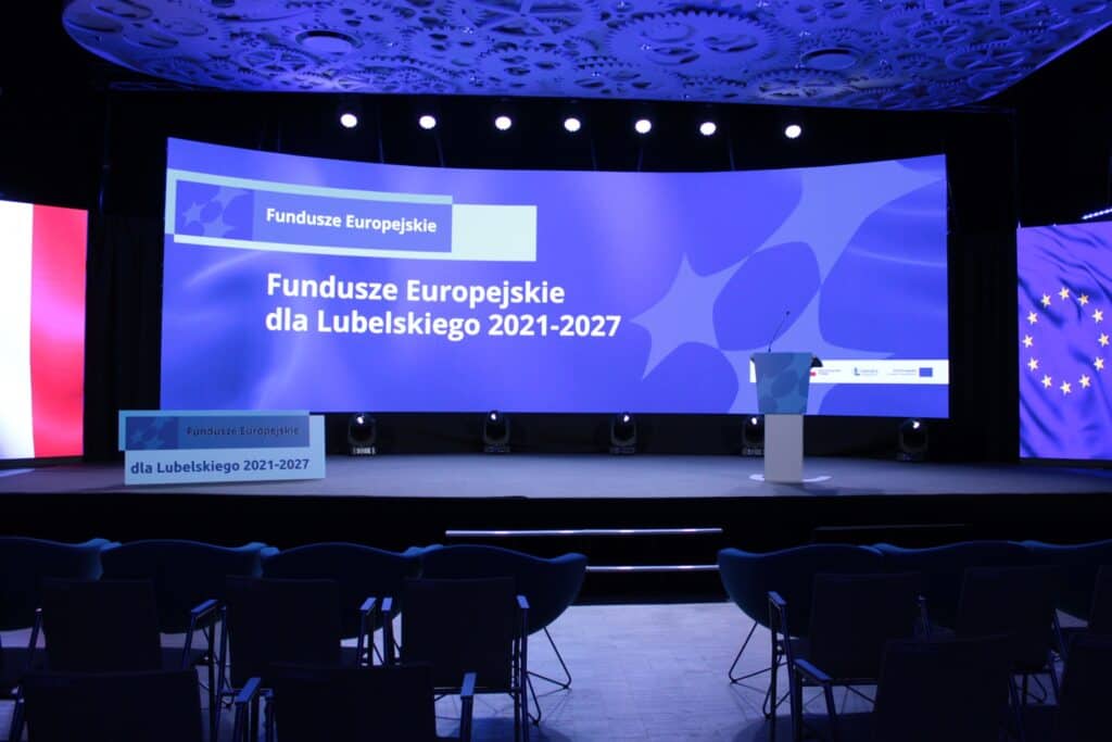 Scena w Lubelskim Centrum Konferencyjnym