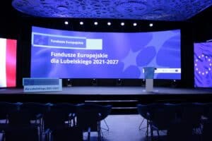 Scena w Lubelskim Centrum Konferencyjnym