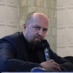 Pan mgr Wojciech Góra (Kierownik Biura ds. Osób z Niepełnosprawnościami i Wsparcia Psychologicznego), podczas wystąpienia pt. „Prezentacja Uniwersytetu Marii Curie-Skłodowskiej w Lublinie”