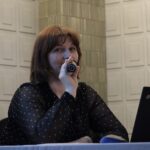 Pani Lidia Chruściel (Specjalista ds. Wsparcia i Współpracy z Pracodawcami Oddział Lubelski PFRON), podczas wystąpienia pt. “Wsparcie psychologiczne - zadania pozakonkursowe”