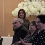 Siedzący na widowni Pracownicy Oddziału Lubelskiego PFRON