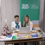 Stoisko wystawiennicze Zakładu Ubezpieczeń Społecznych