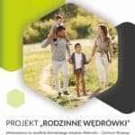 Pierwsza strona ulotki Projektu "Rodzinne Wędrówki"