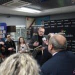 Moment składania podziękowań przez Pana Oleksandra Zemecheva - Delegata Technicznego Sportowej Federacji Głuchych Ukrainy z Kijowa
