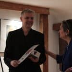 Pan Dariusz Turecki, dziennikarz Polskiego Radia Lublin, nagrodzony w kategorii "Przyjaciel Osób z Niepełnosprawnością"