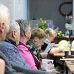 Członkowie Stowarzyszenia słuchający wykładu Pani Agnieszki Betlej