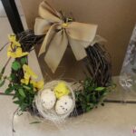 Świąteczny wianek na stoisku Specjalnego Ośrodka Szkolno-Wychowawczego nr 2 w Lublinie