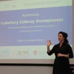 Pani Magdalena Gach, tłumacz Polskiego Języka Migowego