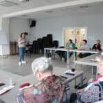 Widok sali podczas prowadzonego wykładu