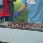 Grillowanie kiełbasek